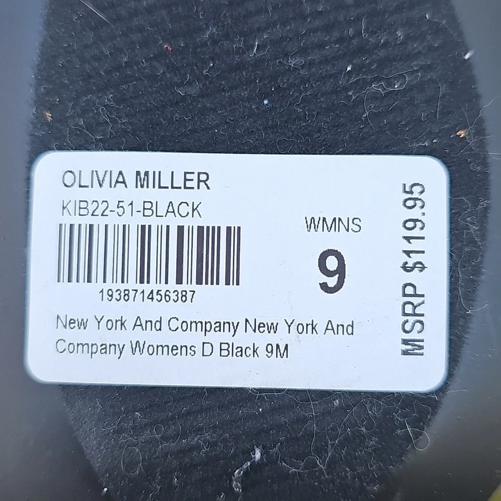 New York & Company Black Heeled Boots Size 9‎ - Picture 5 of 5